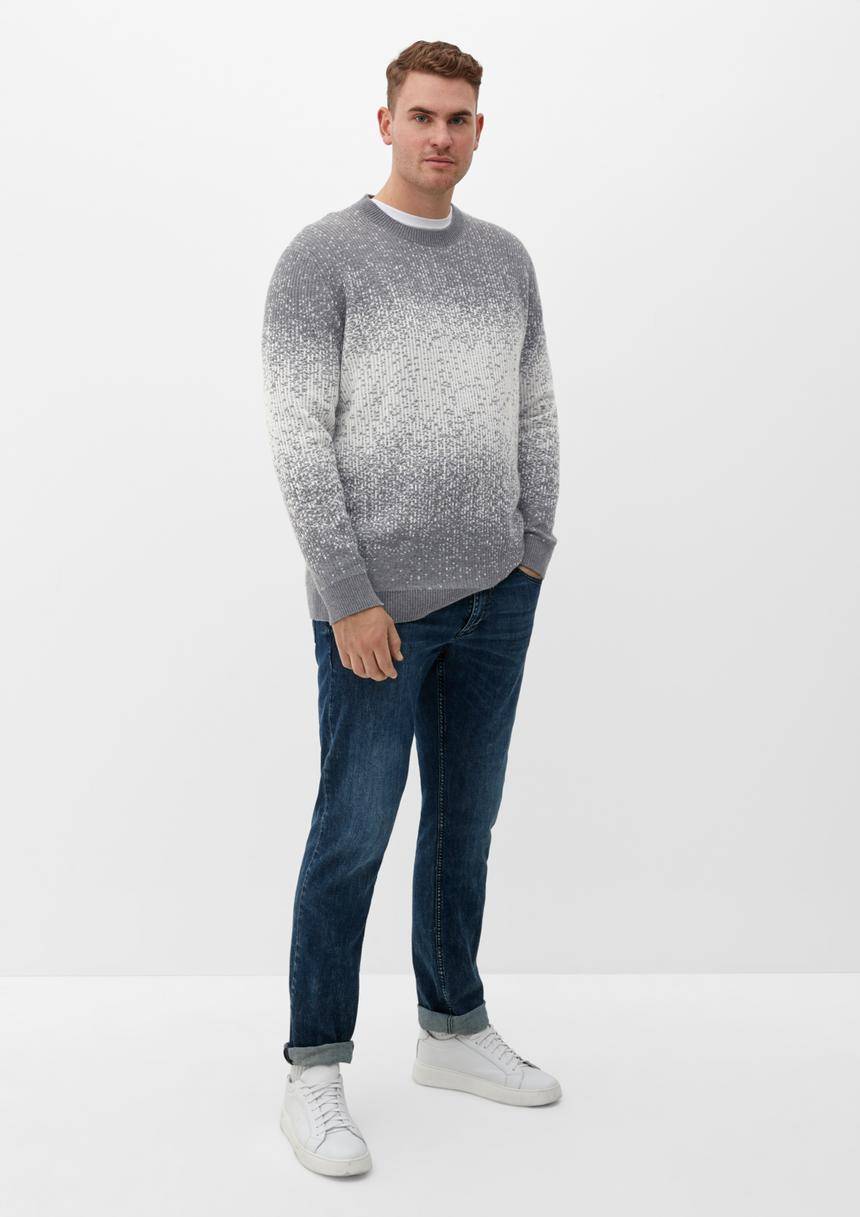 S.Oliver Strickpullover Im Jacquard-Design