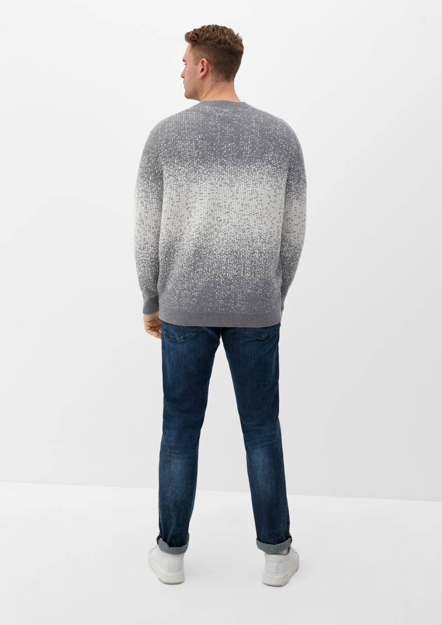 S.Oliver Strickpullover Im Jacquard-Design