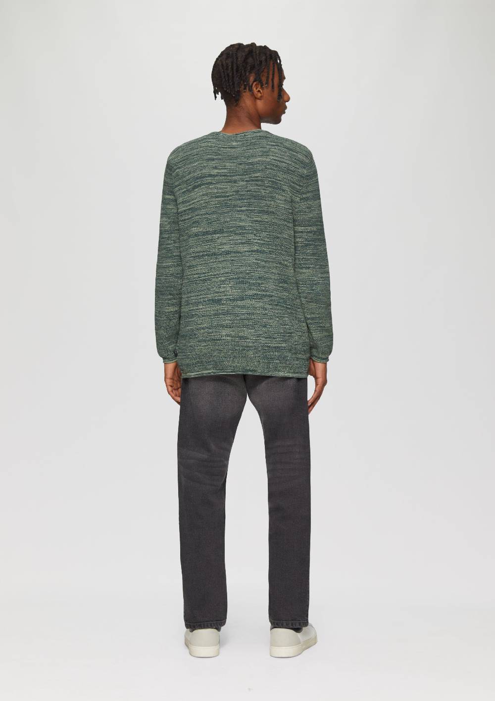 S.Oliver Strickpullover In Melange-Optik