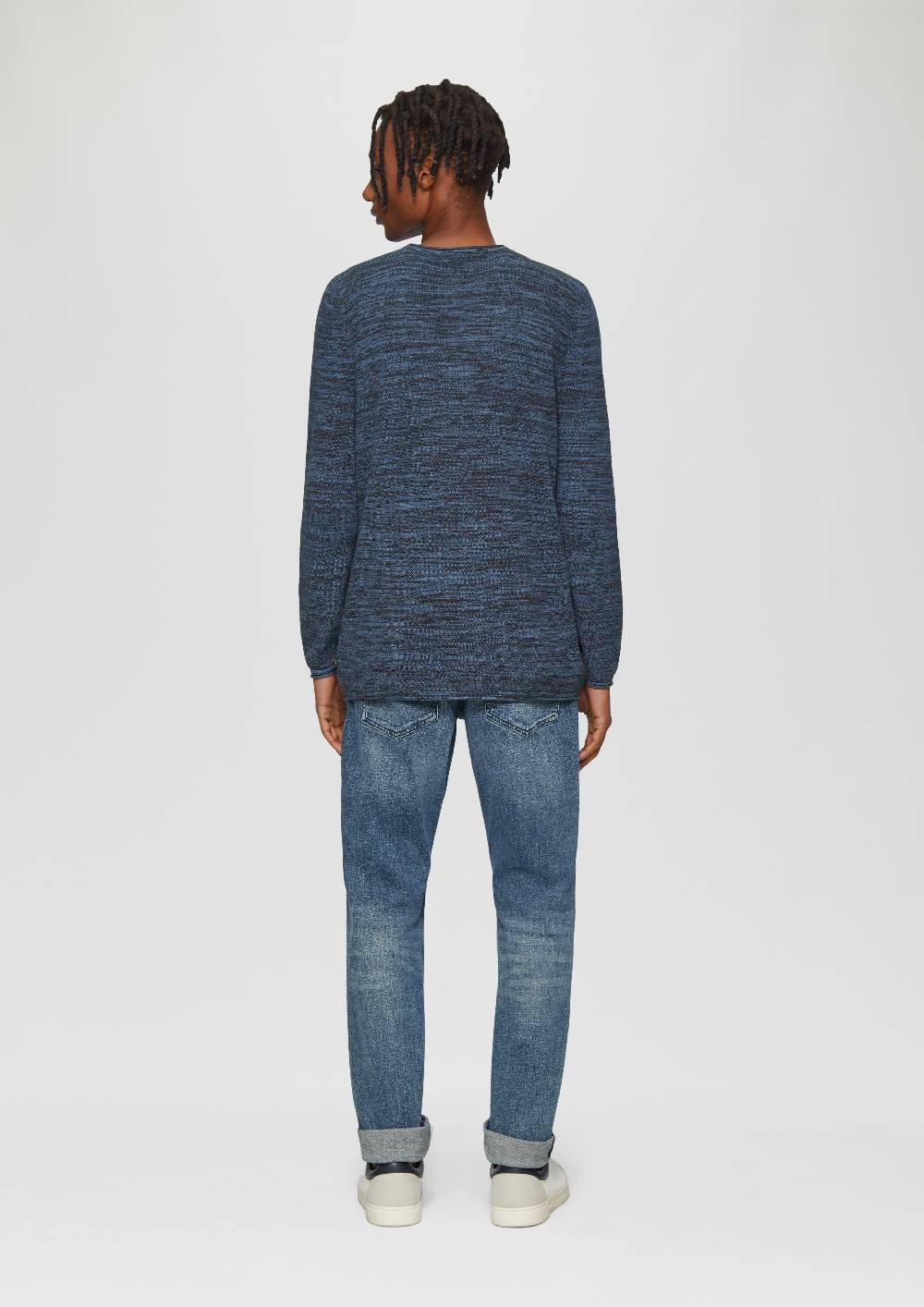 S.Oliver Strickpullover In Melange-Optik