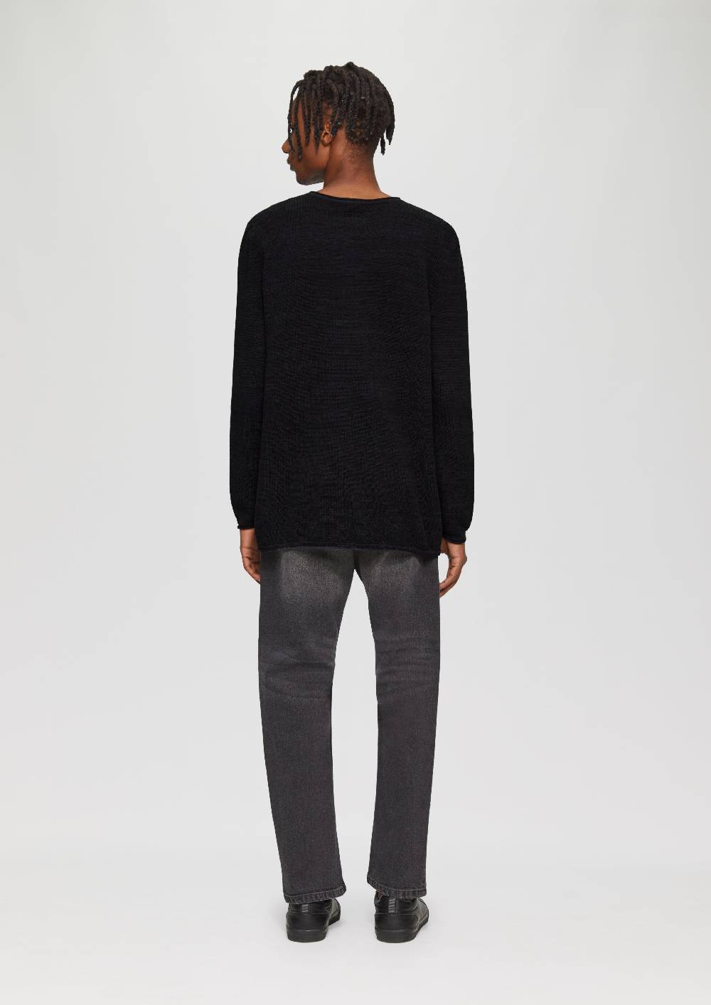 S.Oliver Strickpullover In Melange-Optik