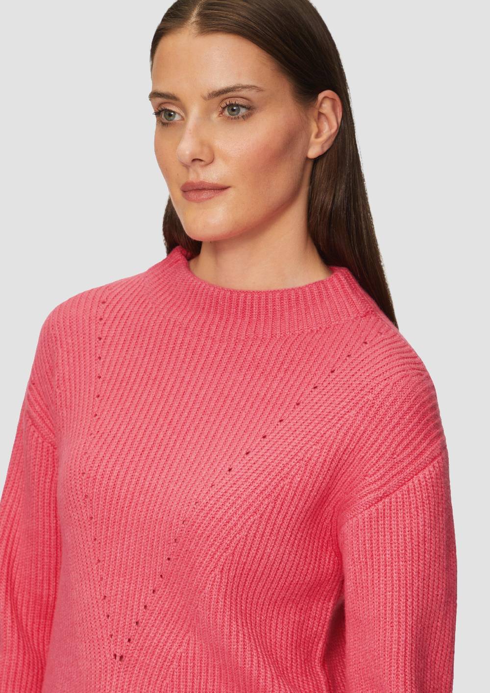 S.Oliver Strickpullover Mit Ajour-Detail