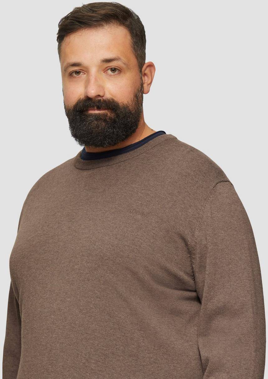 S.Oliver Strickpullover Mit Crewneck