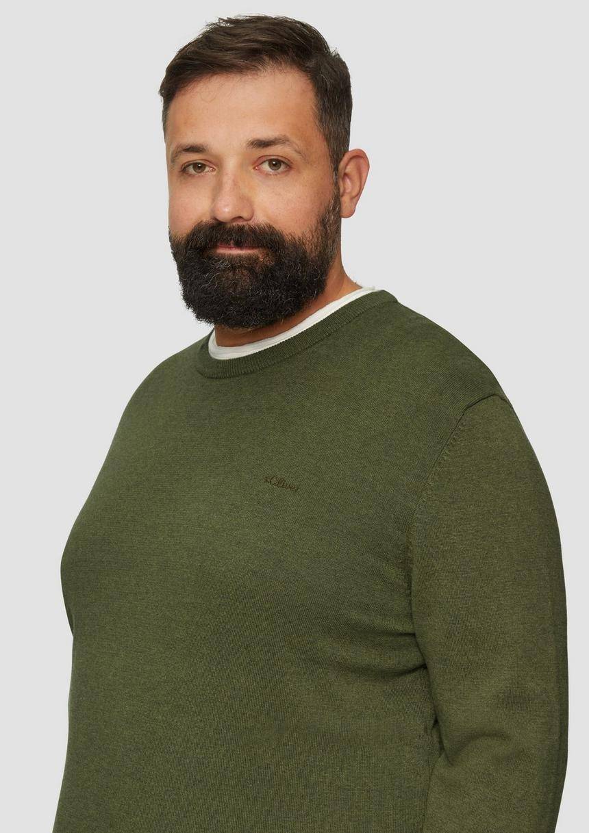 S.Oliver Strickpullover Mit Crewneck