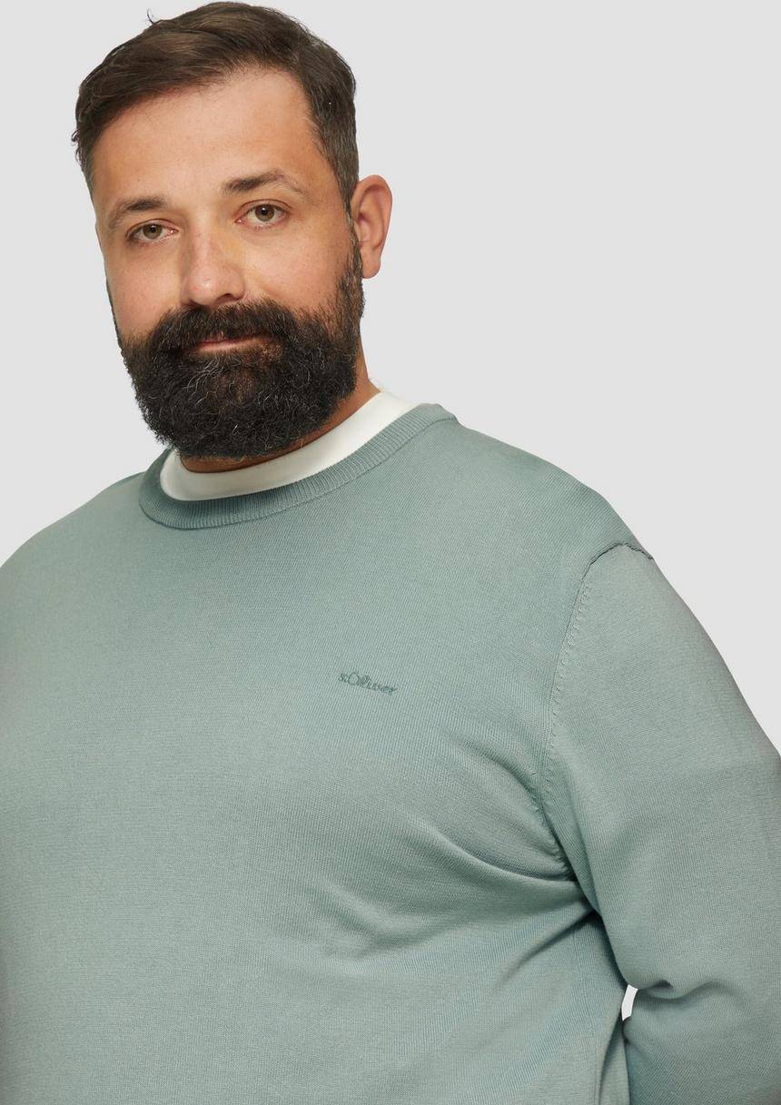 S.Oliver Strickpullover Mit Crewneck