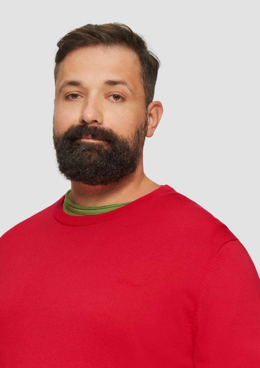 S.Oliver Strickpullover Mit Crewneck
