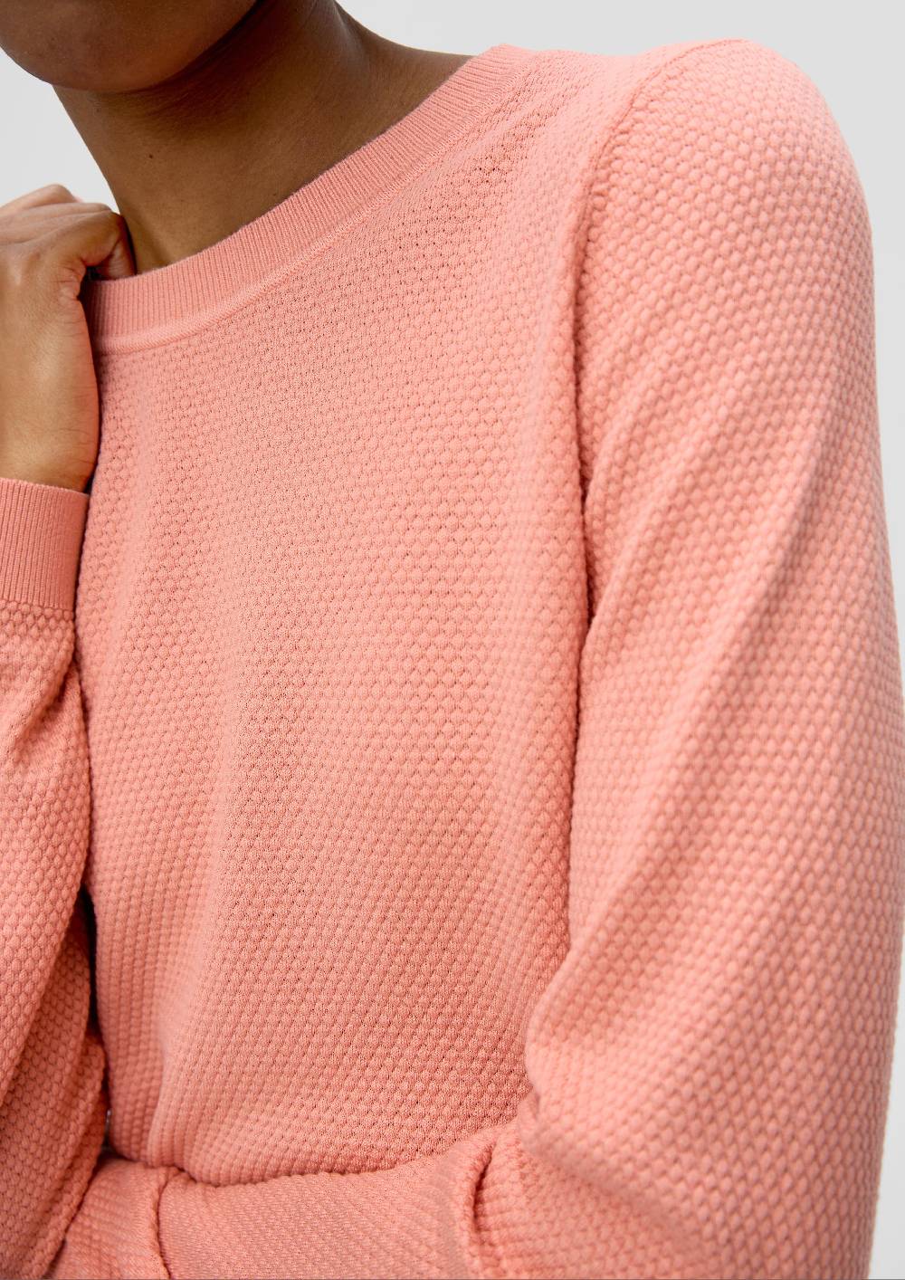 S.Oliver Strickpullover Mit Dobby-Struktur