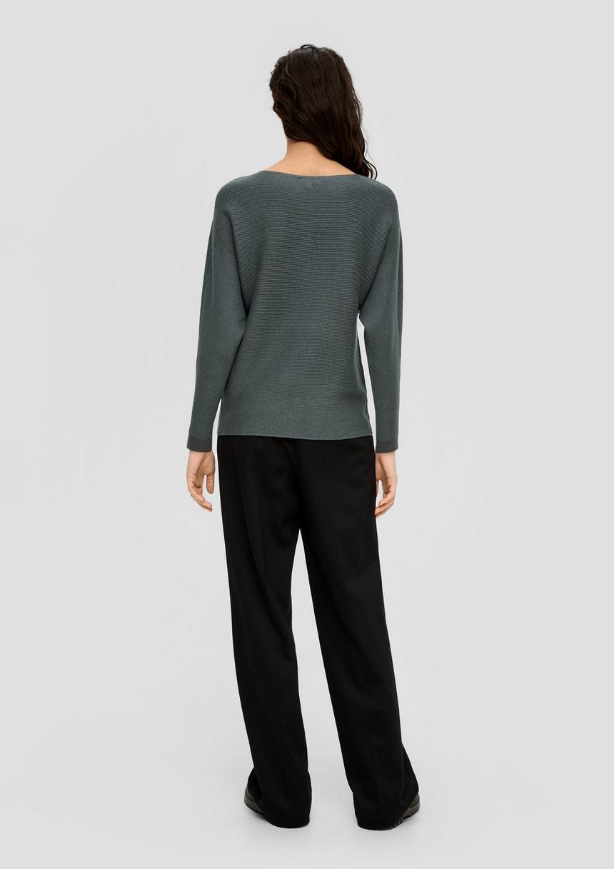 S.Oliver Strickpullover Mit Fledermausarm