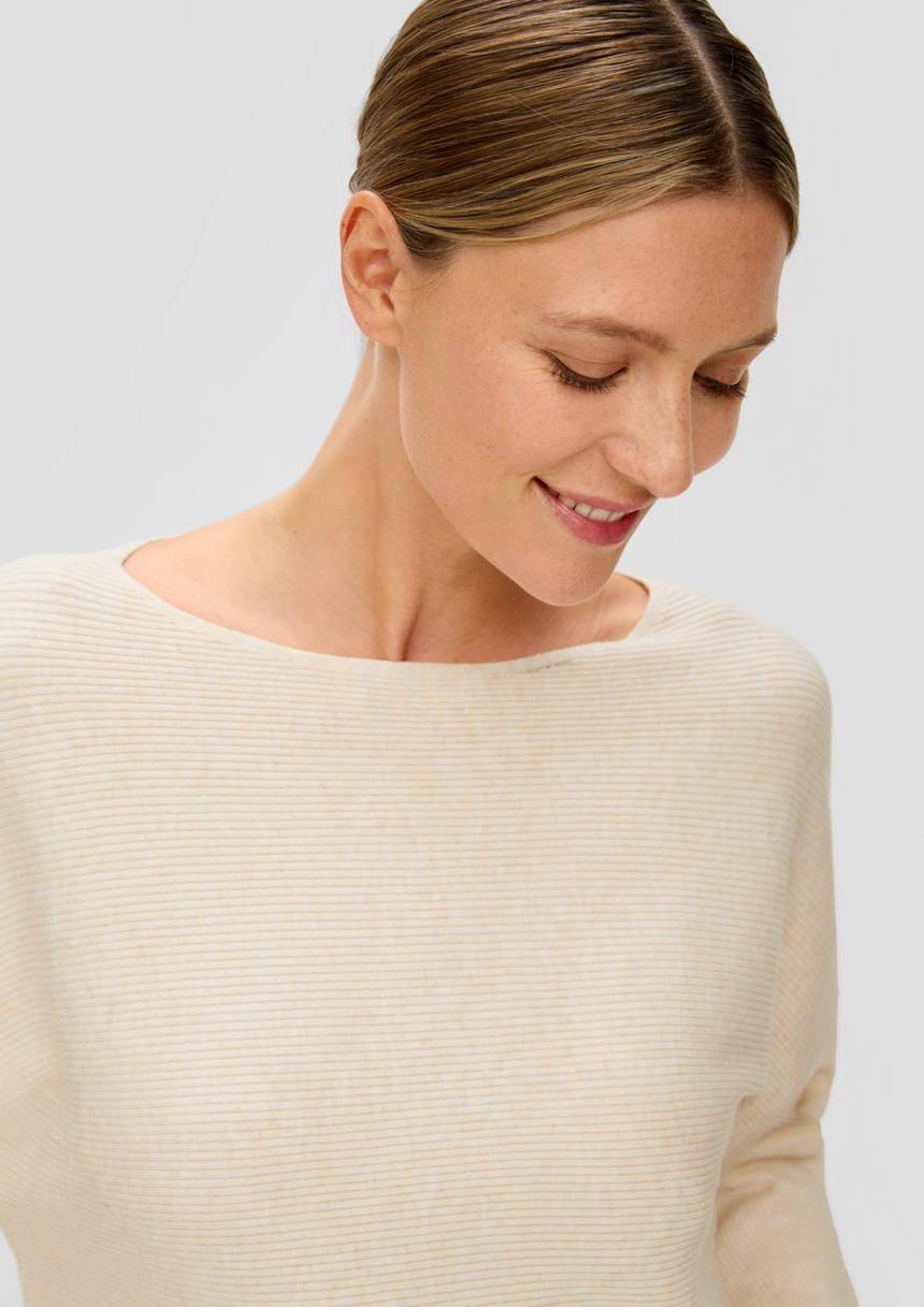 S.Oliver Strickpullover Mit Fledermausarm