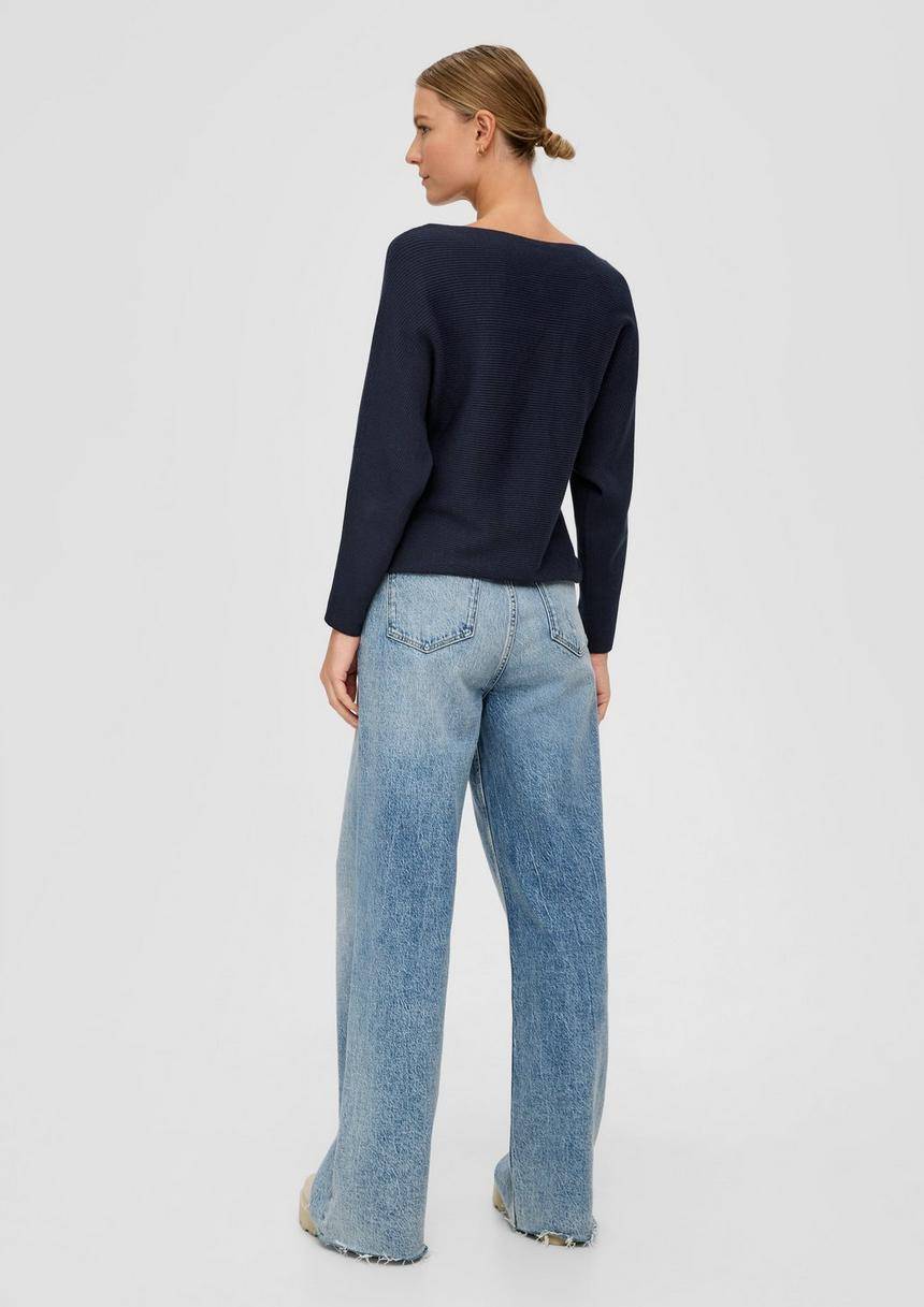 S.Oliver Strickpullover Mit Fledermausarm