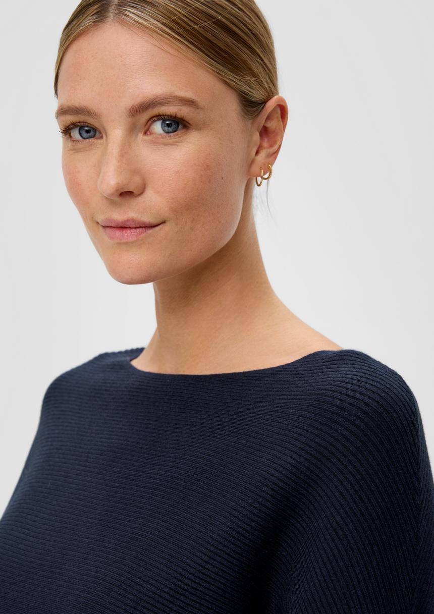S.Oliver Strickpullover Mit Fledermausarm