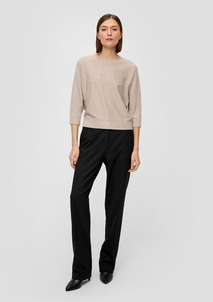 S.Oliver Strickpullover Mit Fledermausarm