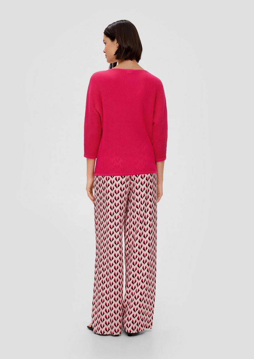 S.Oliver Strickpullover Mit Fledermausärmeln