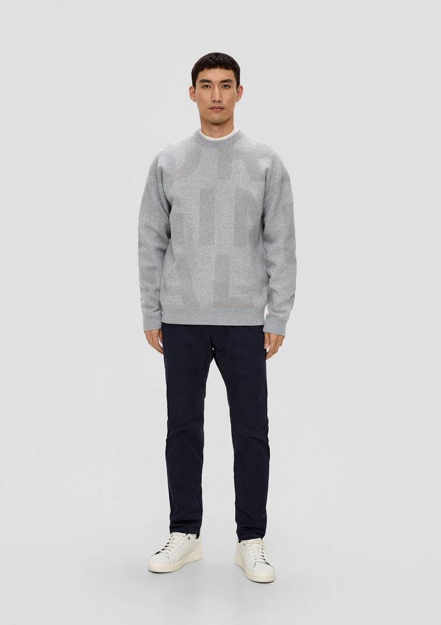 S.Oliver Strickpullover Mit Intarsienmuster