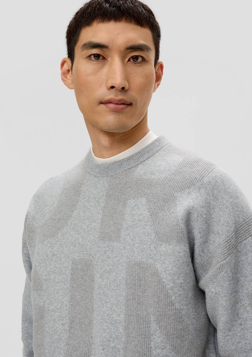 S.Oliver Strickpullover Mit Intarsienmuster
