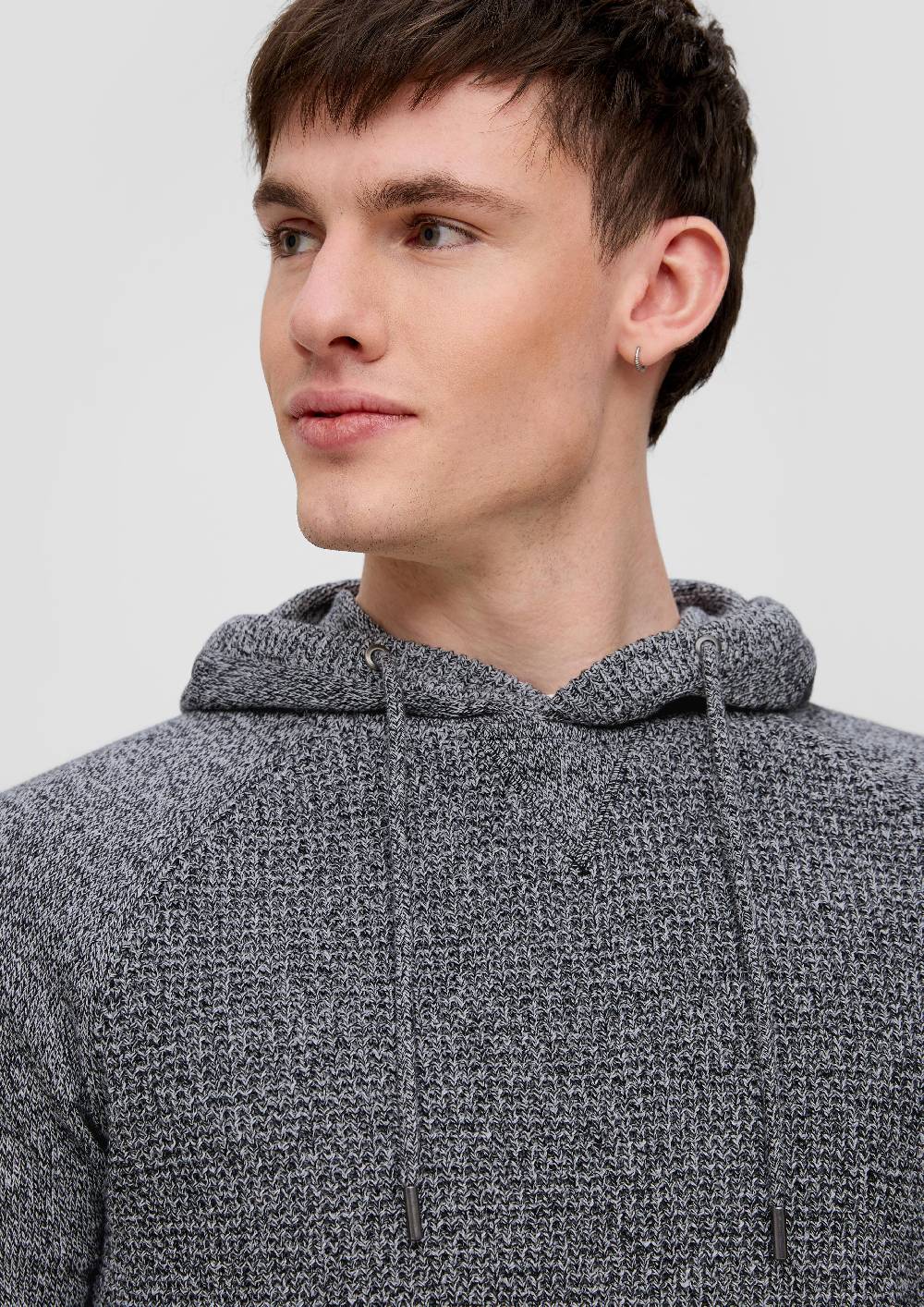 S.Oliver Strickpullover Mit Kapuze