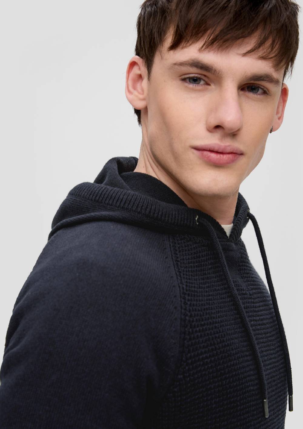 S.Oliver Strickpullover Mit Kapuze