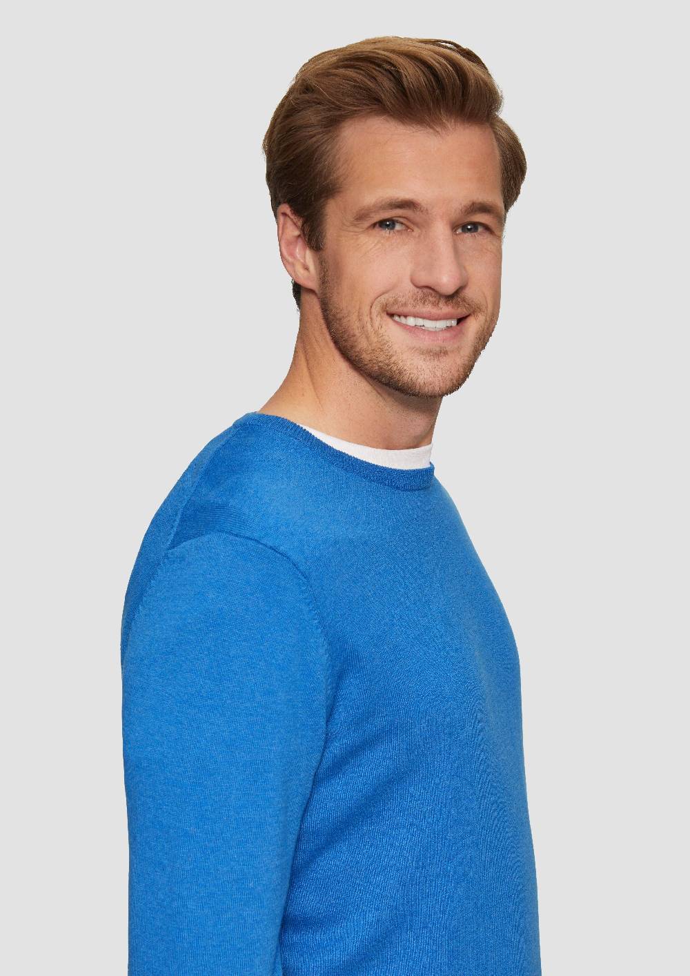 S.Oliver Strickpullover Mit Logo-Stickerei