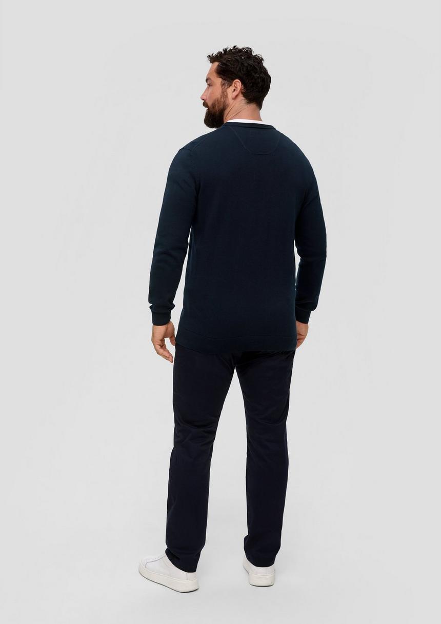 S.Oliver Strickpullover Mit Logo-Stickerei