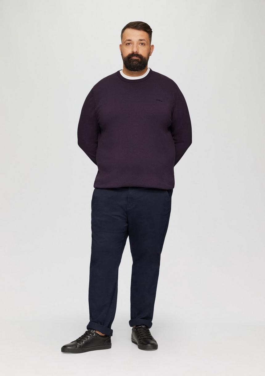 S.Oliver Strickpullover Mit Logo-Stickerei