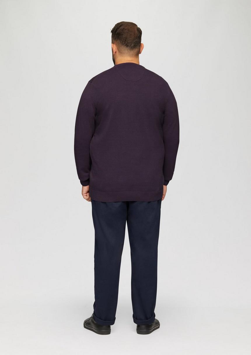 S.Oliver Strickpullover Mit Logo-Stickerei