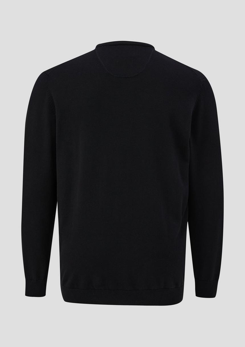S.Oliver Strickpullover Mit Logo-Stickerei