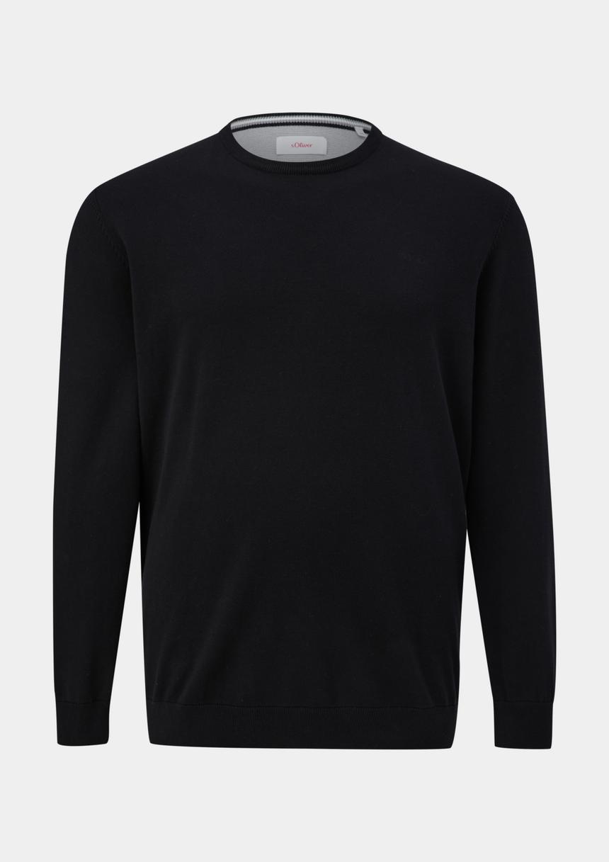 S.Oliver Strickpullover Mit Logo-Stickerei