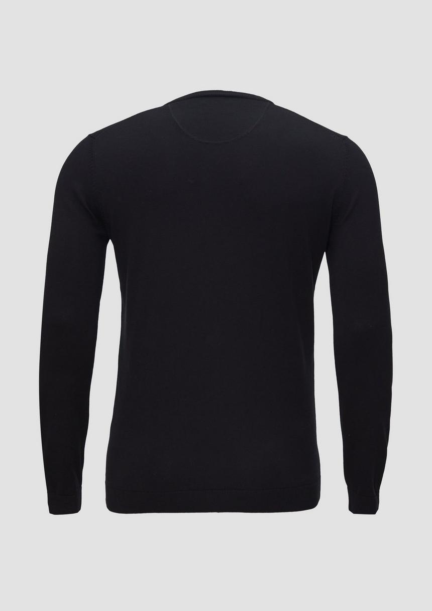 S.Oliver Strickpullover Mit Logo-Stickerei
