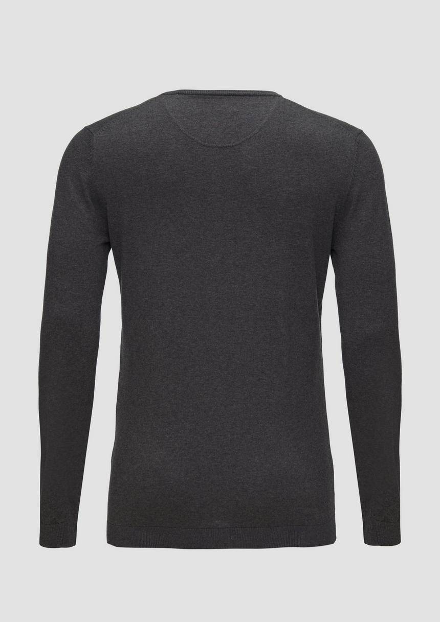 S.Oliver Strickpullover Mit Logo-Stickerei