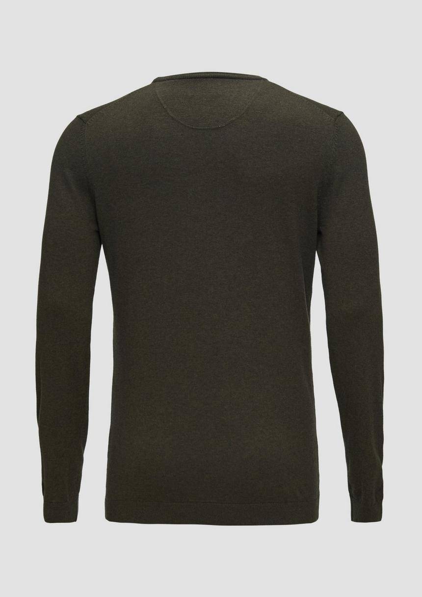 S.Oliver Strickpullover Mit Logo-Stickerei