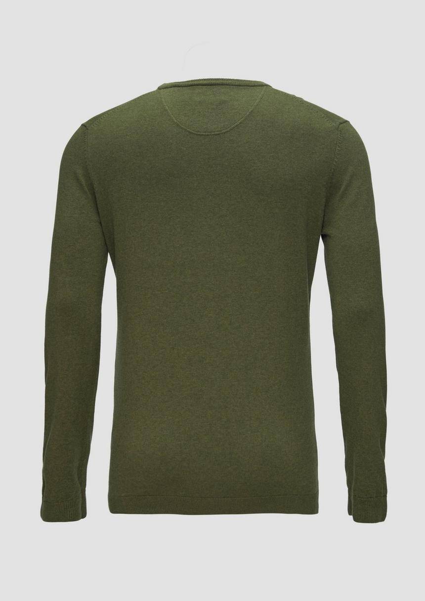 S.Oliver Strickpullover Mit Logo-Stickerei