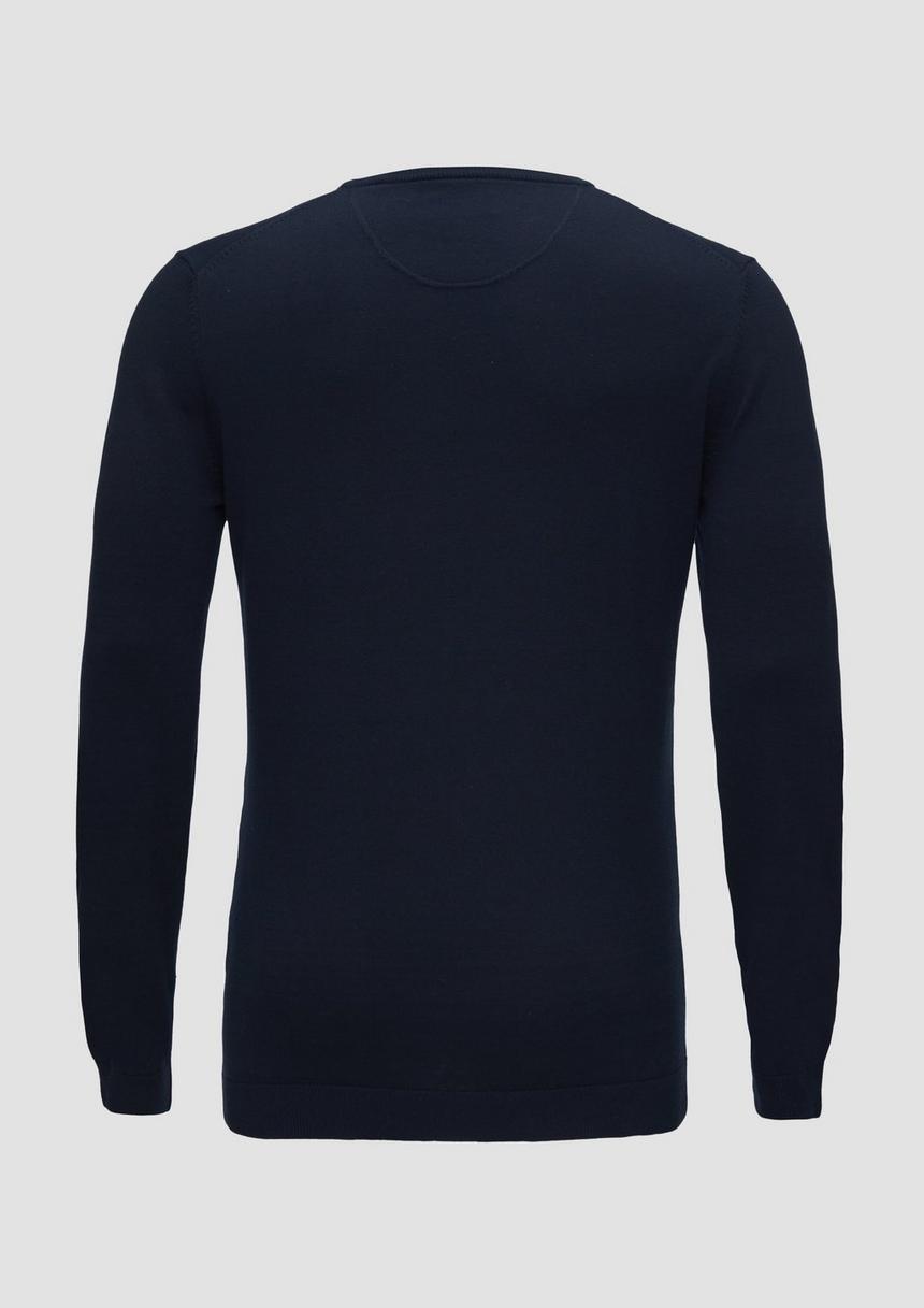 S.Oliver Strickpullover Mit Logo-Stickerei
