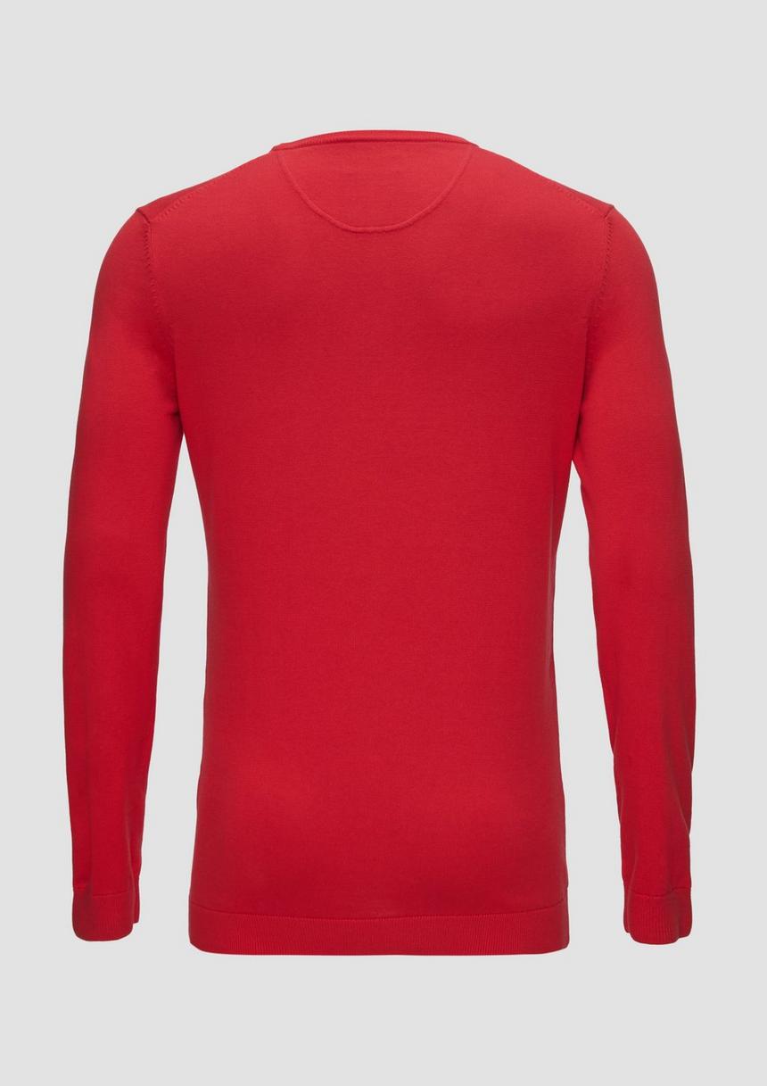 S.Oliver Strickpullover Mit Logo-Stickerei