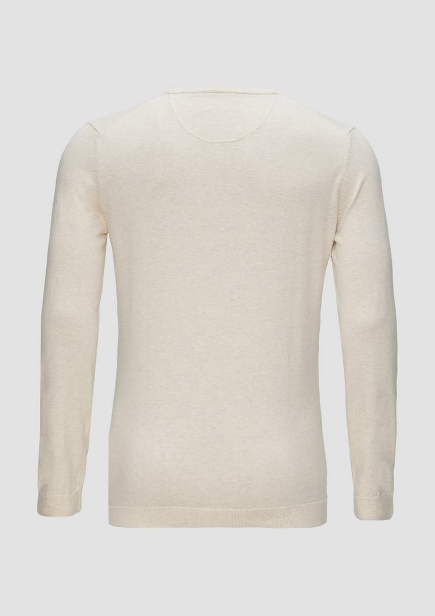 S.Oliver Strickpullover Mit Logo-Stickerei