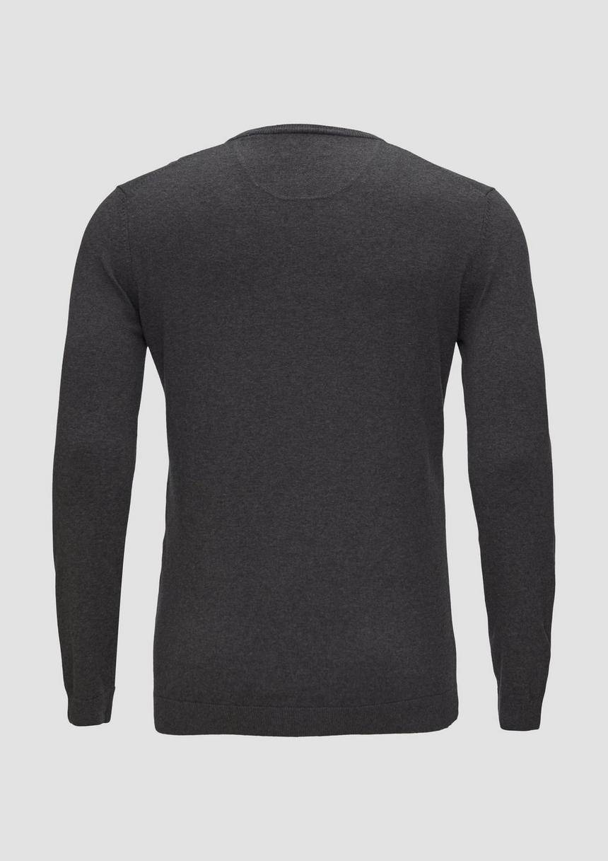S.Oliver Strickpullover Mit Logo-Stickerei