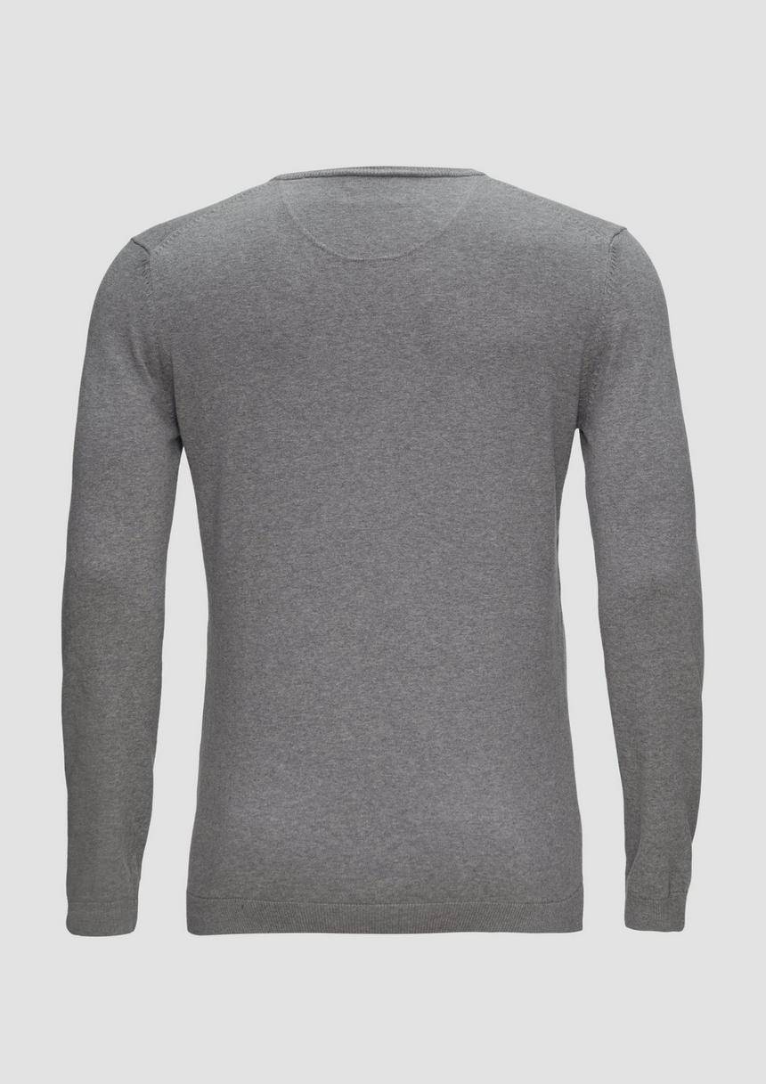 S.Oliver Strickpullover Mit Logo-Stickerei