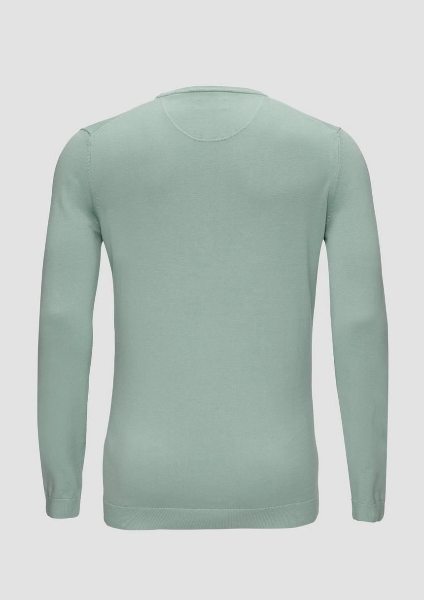 S.Oliver Strickpullover Mit Logo-Stickerei