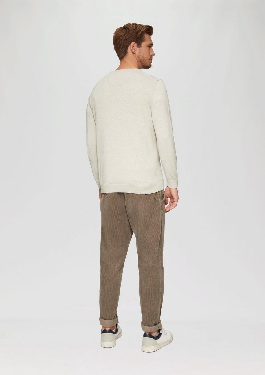 S.Oliver Strickpullover Mit Logo-Stickerei