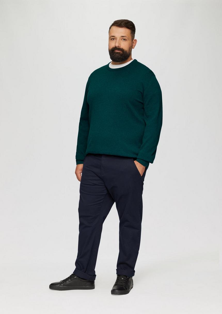 S.Oliver Strickpullover Mit Logo-Stickerei