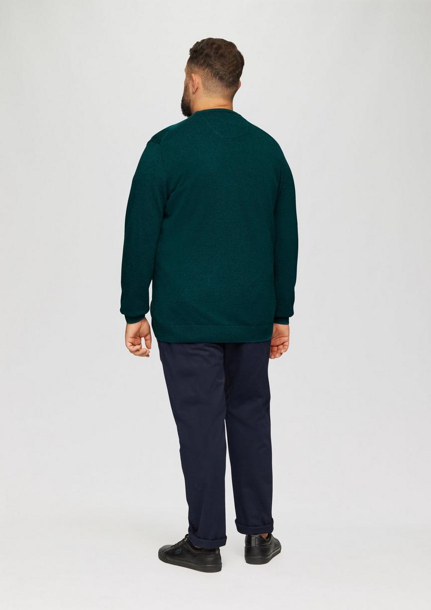 S.Oliver Strickpullover Mit Logo-Stickerei
