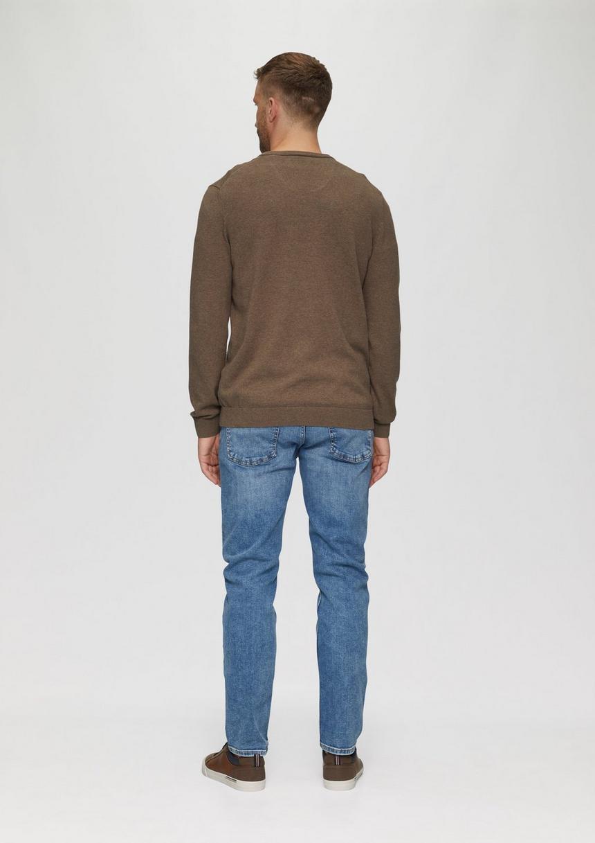 S.Oliver Strickpullover Mit Logo-Stickerei