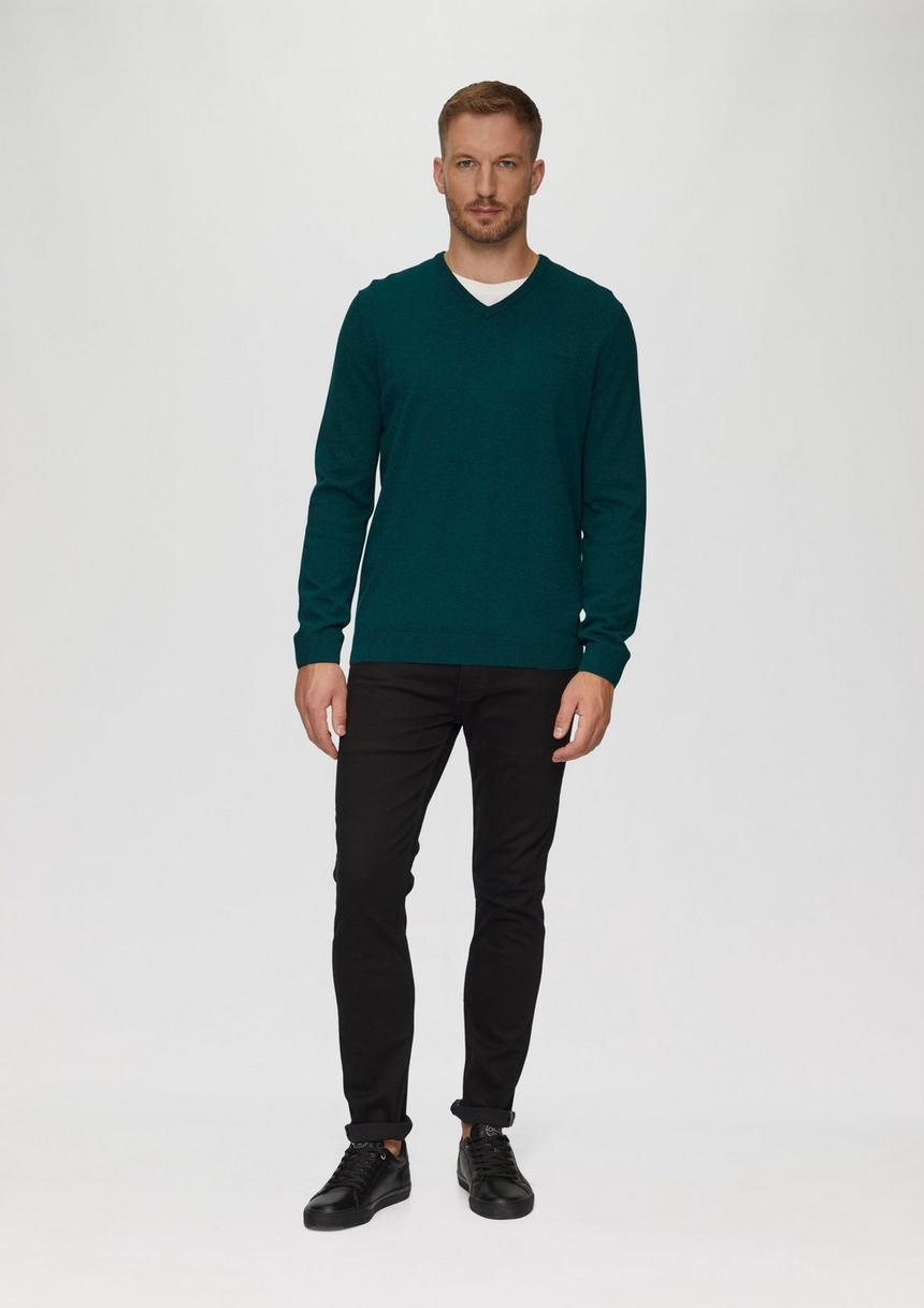 S.Oliver Strickpullover Mit Logo-Stickerei