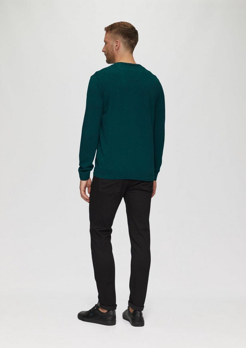 S.Oliver Strickpullover Mit Logo-Stickerei
