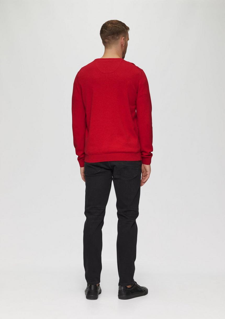 S.Oliver Strickpullover Mit Logo-Stickerei