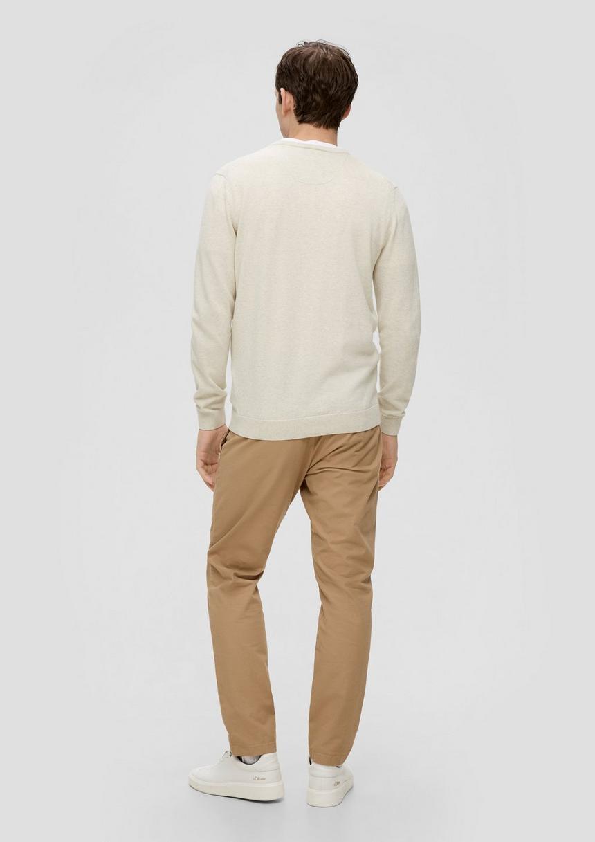 S.Oliver Strickpullover Mit Logo-Stickerei