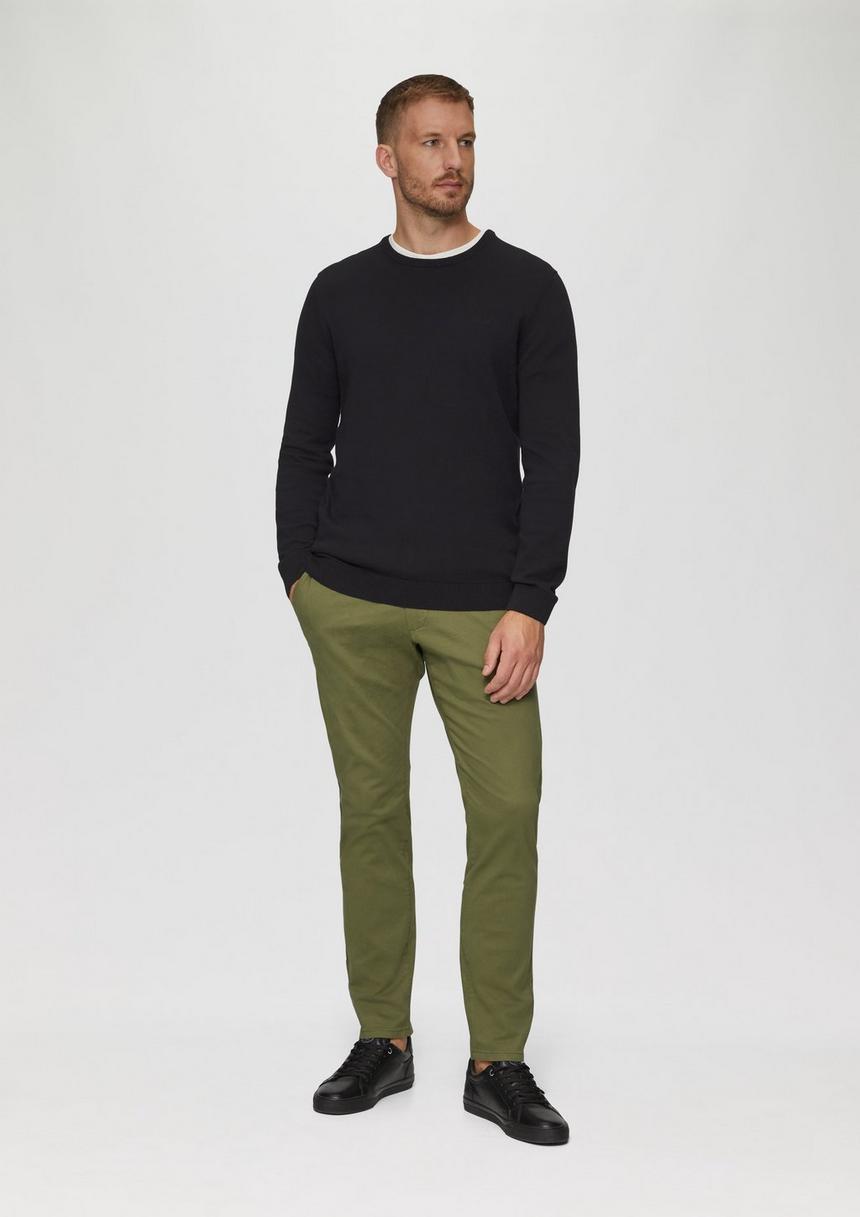 S.Oliver Strickpullover Mit Logo-Stickerei