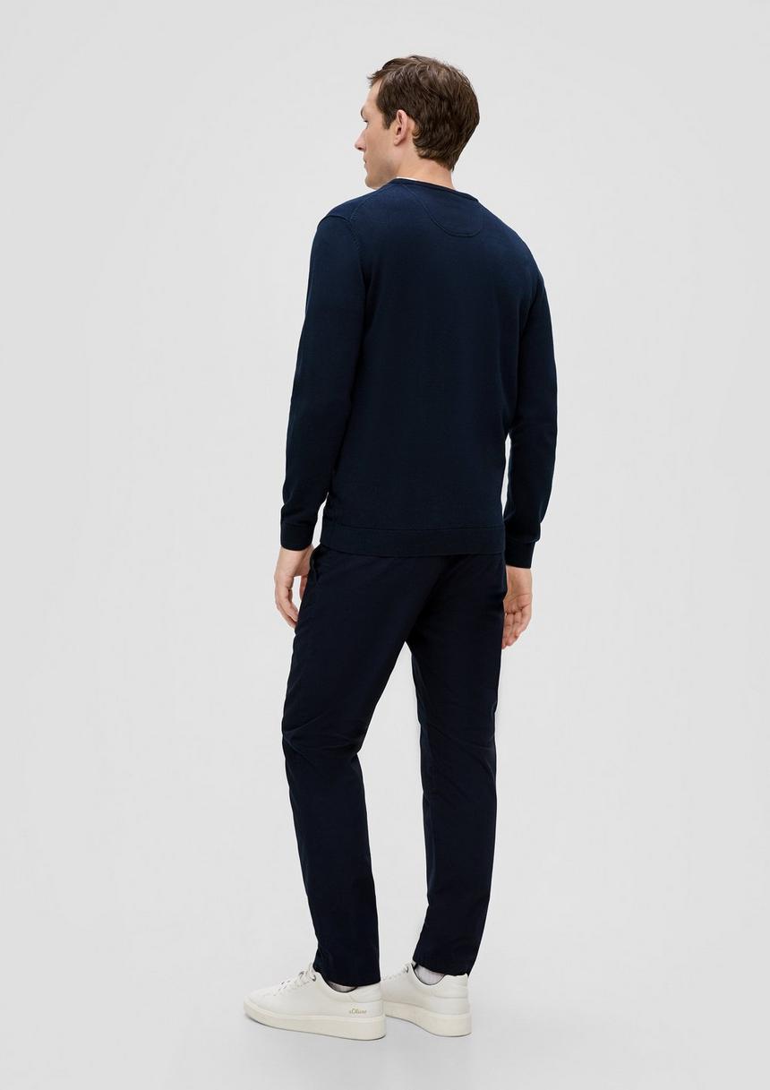 S.Oliver Strickpullover Mit Logo-Stickerei