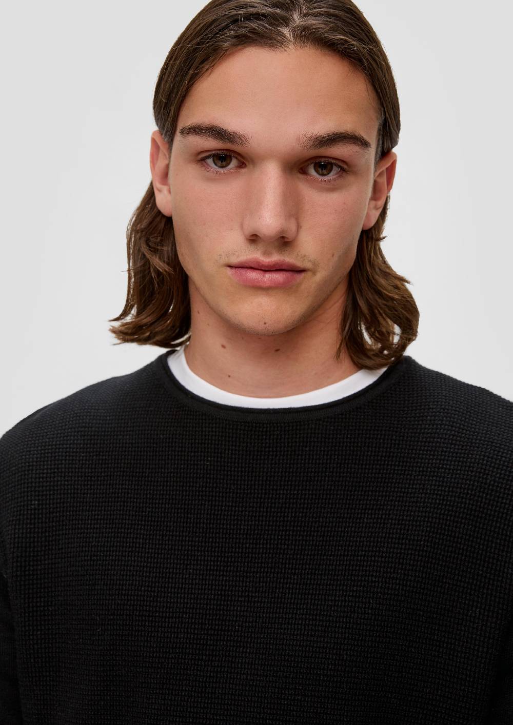 S.Oliver Strickpullover Mit Musterstruktur