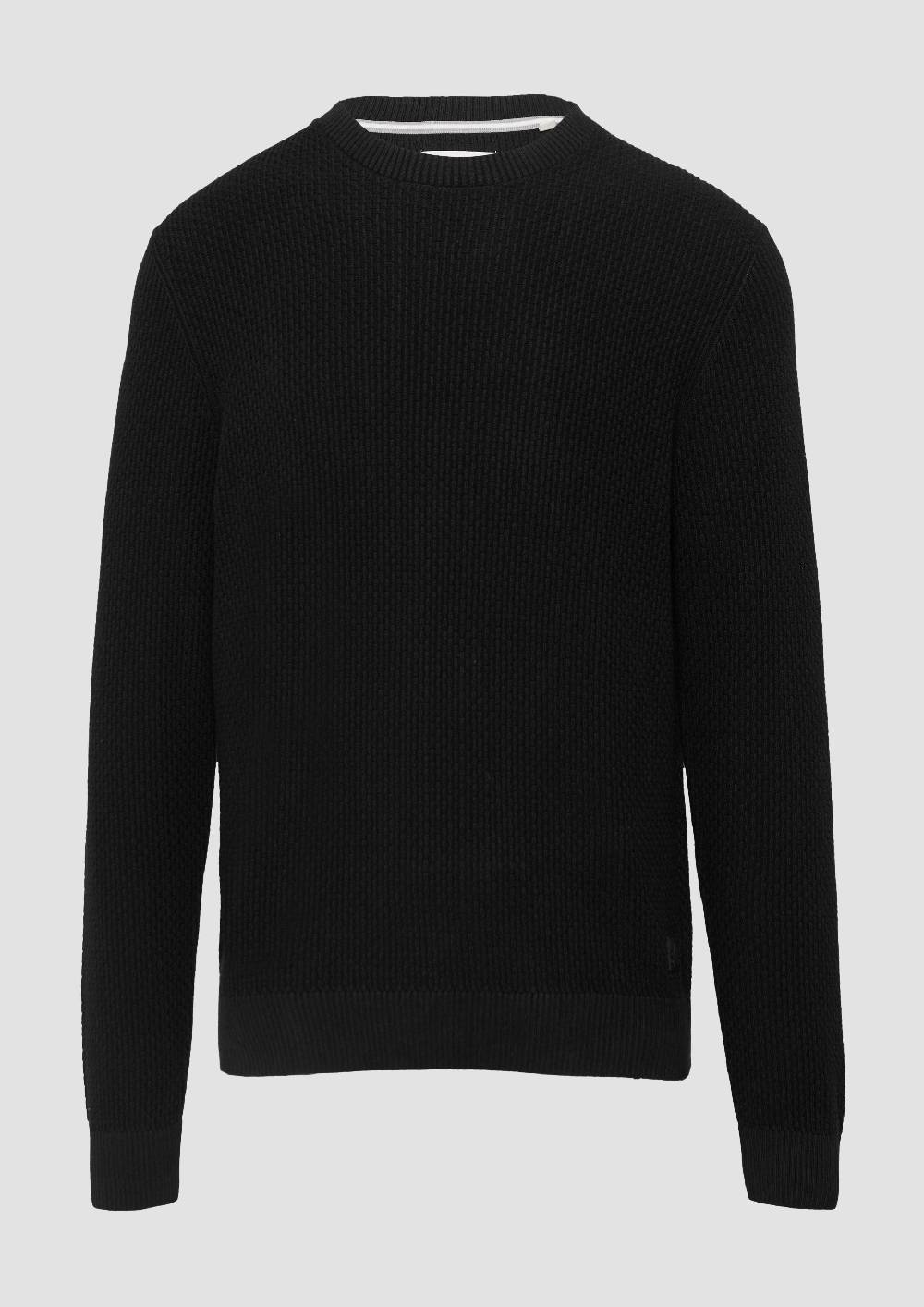 S.Oliver Strickpullover Mit Musterstruktur