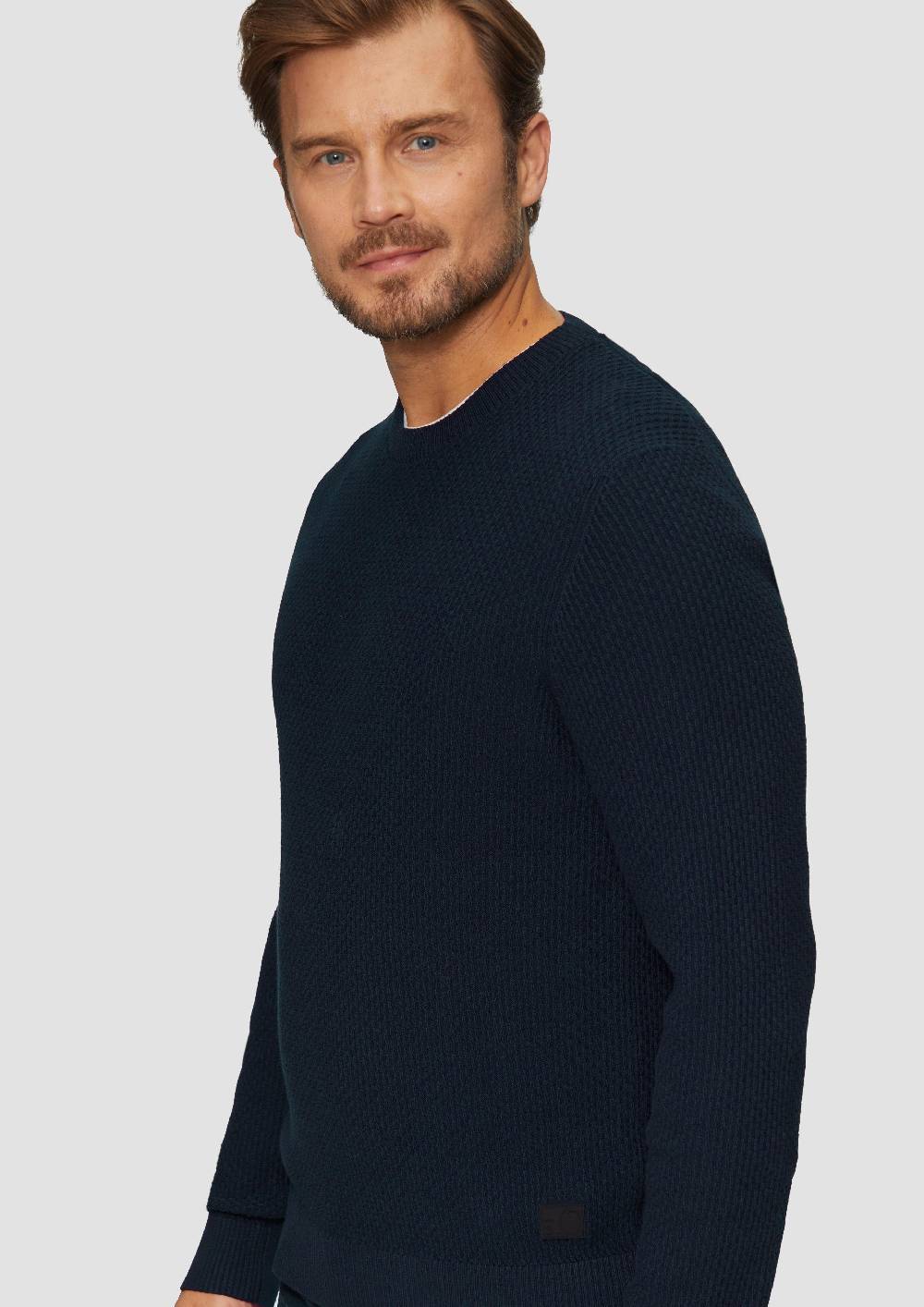 S.Oliver Strickpullover Mit Musterstruktur